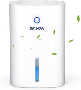 SEAVON Dehumidifier for Home, 2200 Cubic Feet (215 sq ft)